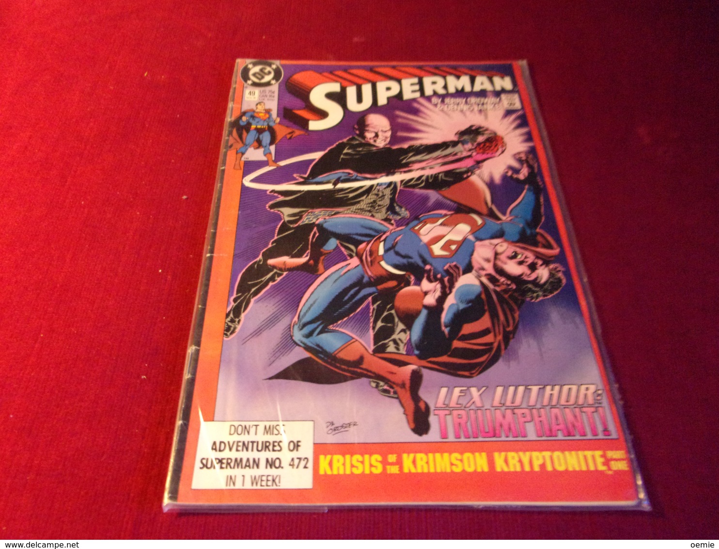 SUPERMAN    No 49 NOV 90 - Autres & Non Classés