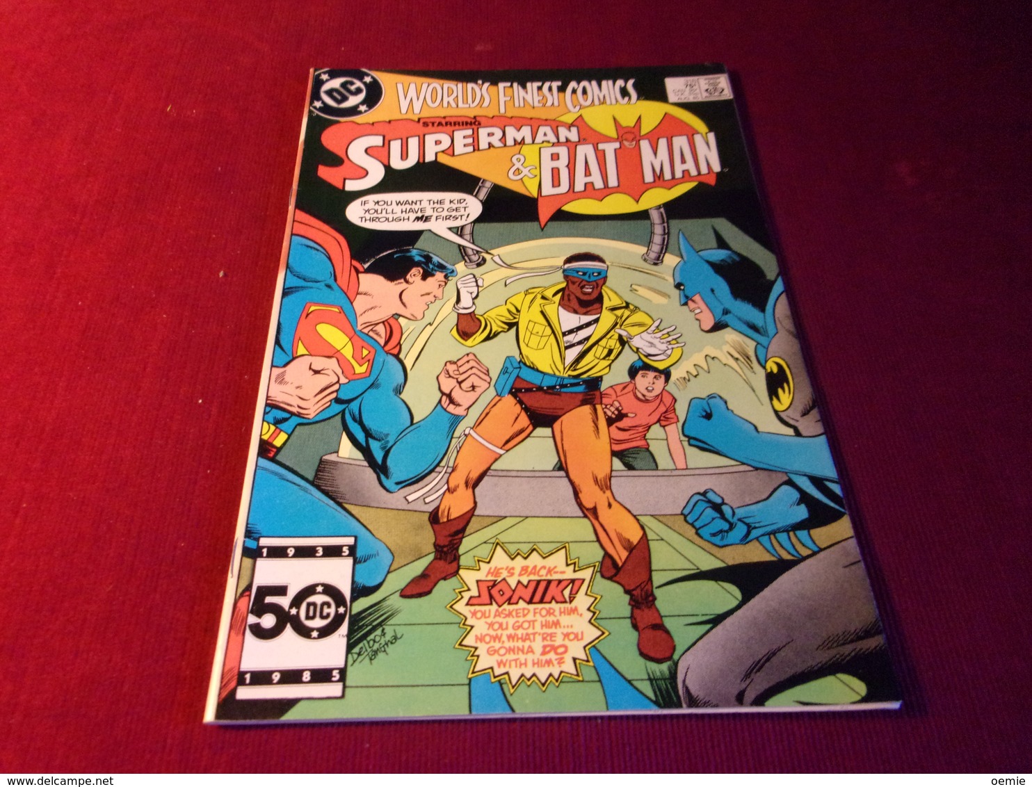 WORLD'S  FINEST COMICS SUPERMAN & BATMAN    No 318  AUG 85 - Autres & Non Classés