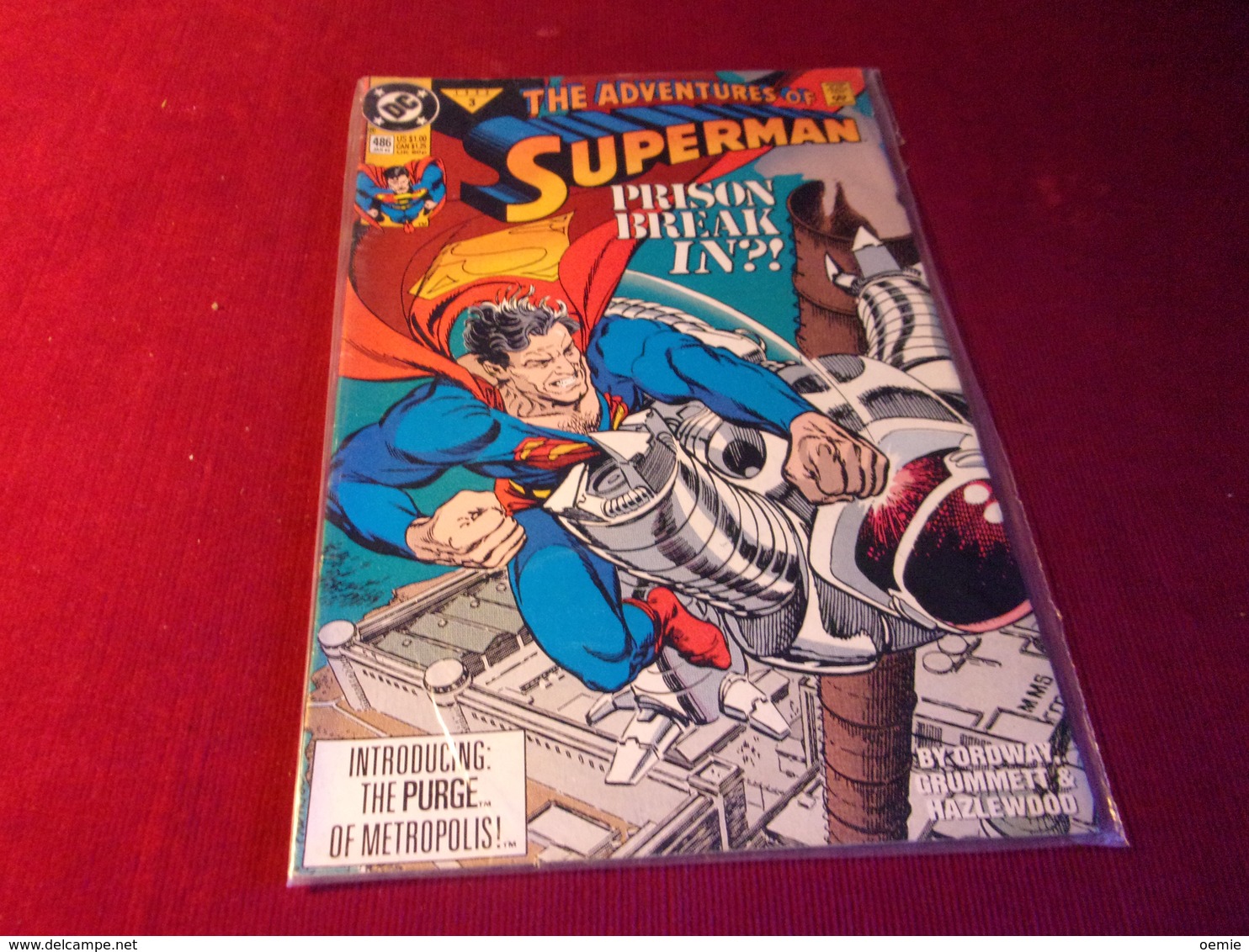 THE  ADVENTURES OF SUPERMAN  No 486 JAN 92 - Other & Unclassified