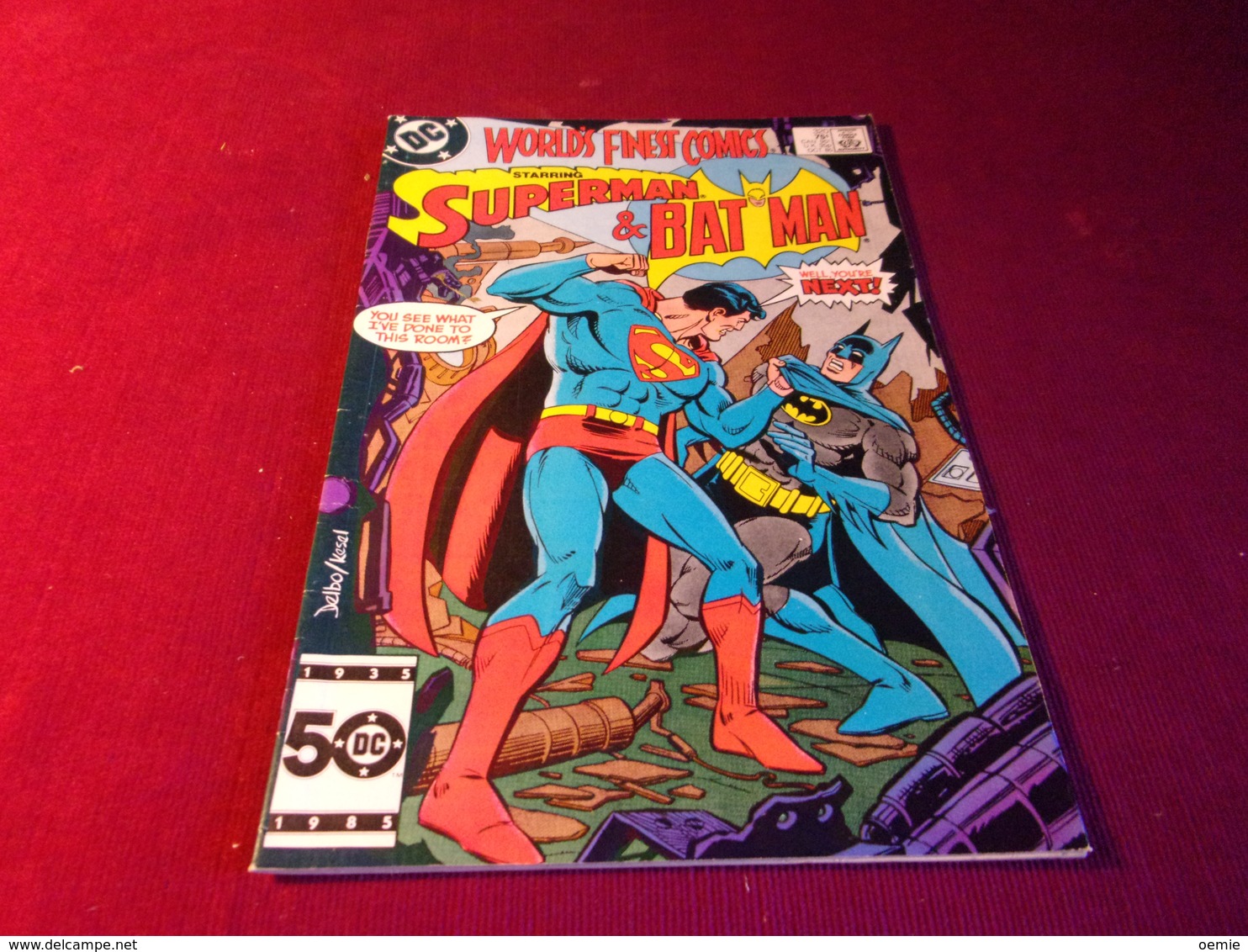 WORLD'S  FINEST COMICS SUPERMAN & BATMAN    No 320 OCT 85 - Autres & Non Classés