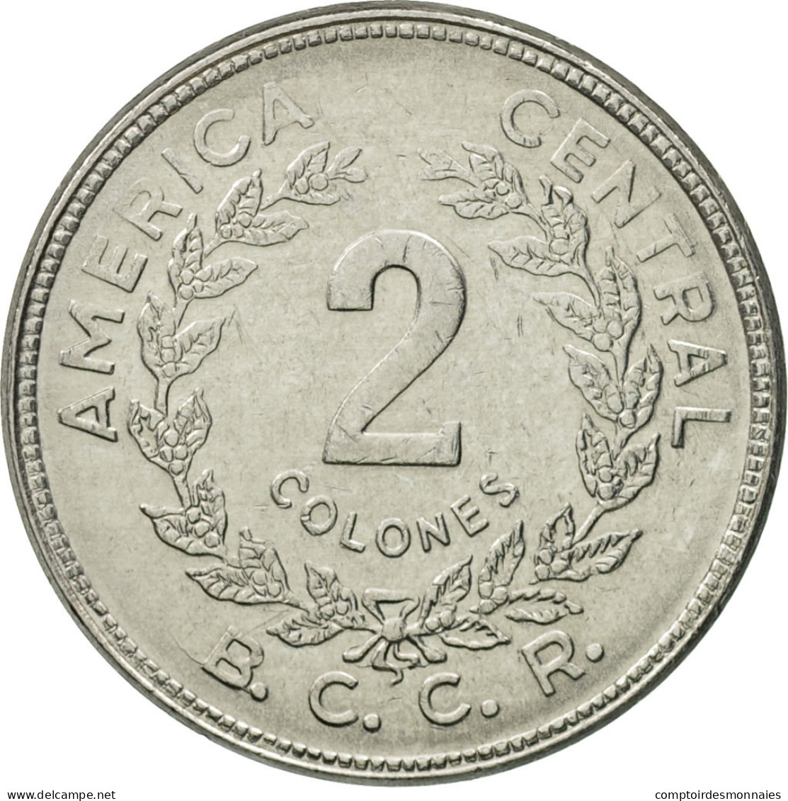 Monnaie, Costa Rica, 2 Colones, 1983, SUP, Stainless Steel, KM:211.1 - Costa Rica