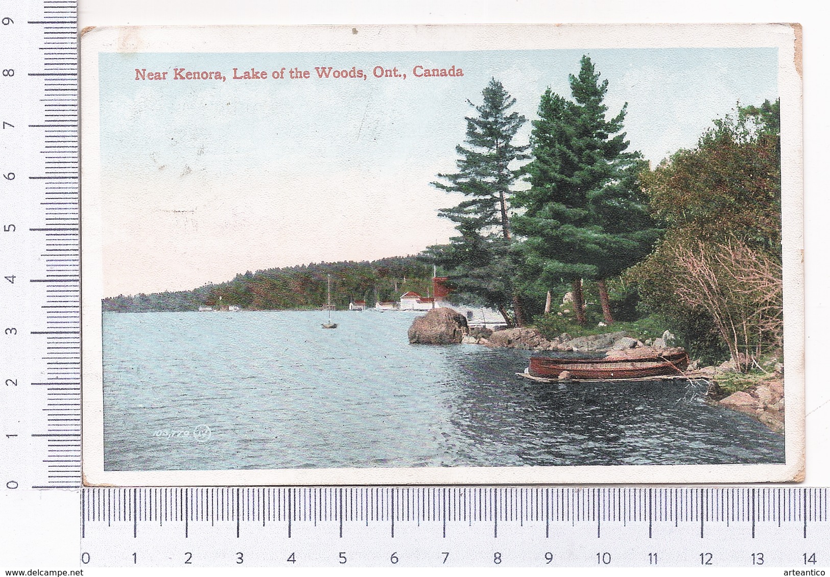 Near Kenora ~ Lake Of The Woods ~ Ontario ~ Canada ~ Pub. Valentine & Sons ~ Chromolithographic ~ Nature - Altri & Non Classificati