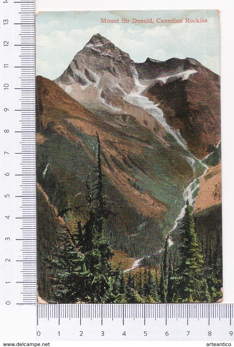 Mount Sir Donald ~ Canadian Rockies ~ Selkirk Mountains ~ Pub. Valentine & Sons ~ Chromolithographic ~ Nature - Altri & Non Classificati