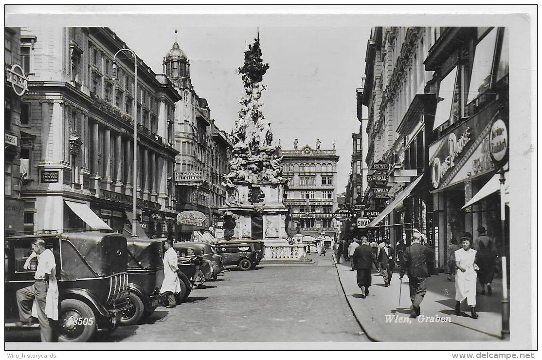 AK 000ß  Wien - Graben ( Oldtimers ) / Verlag Postkarten Industrie Um 1941 - Wien Mitte