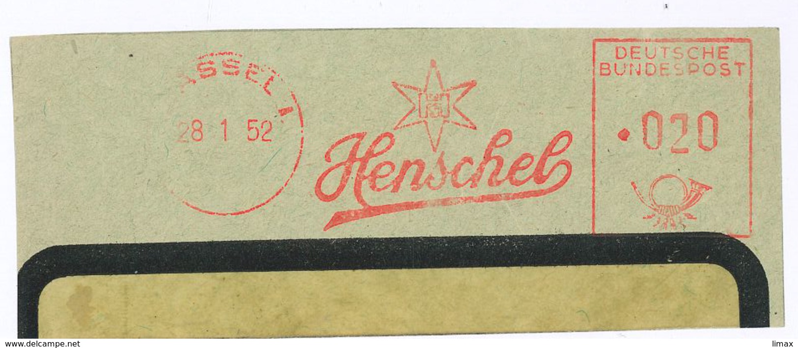 AFS Kassel Henschel Stern 6zacke - Maschinenstempel (EMA)