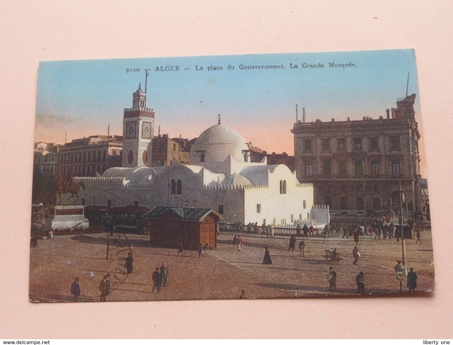 La Place Du Gouvernement. La Grande Mosquée ( 9100 - A.D.I.A. ) Anno 1932 ( Voir Photo ) ! - Alger