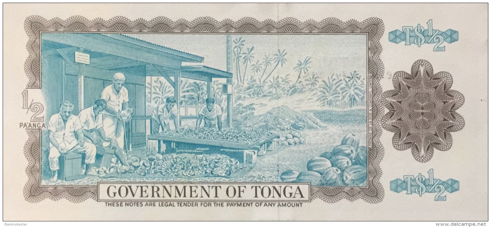 Tonga 1/2 Pa'anga, P-18c (29.7.1983) - UNC - Tonga