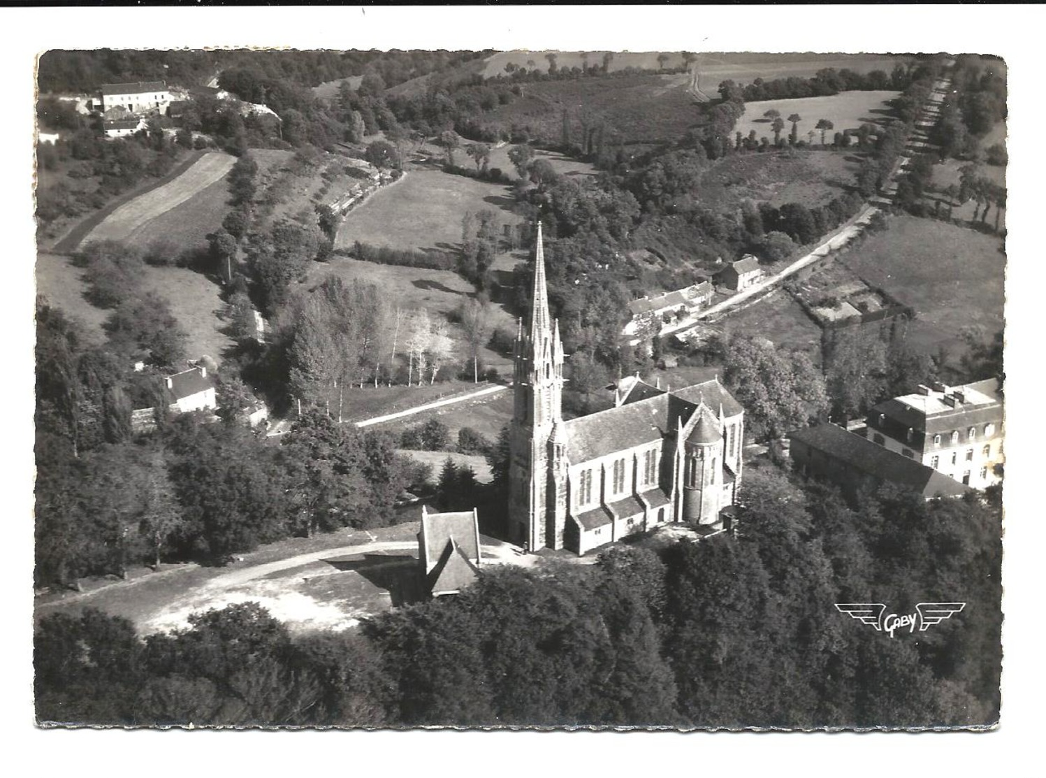 CHATEAUNEUF Du FAOU - Vue Aérienne N°8 - ARTAUD Chapelle N.D. Des Portes (1954) - Châteauneuf-du-Faou