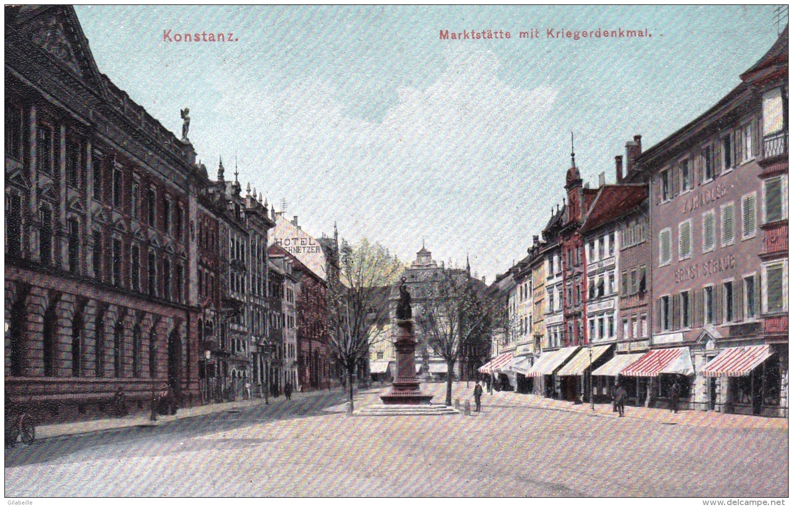 Deutschland - Bade Wurtemberg -  KONSTANZ - Marktstatte Mit Kriegerdenkmal - Konstanz