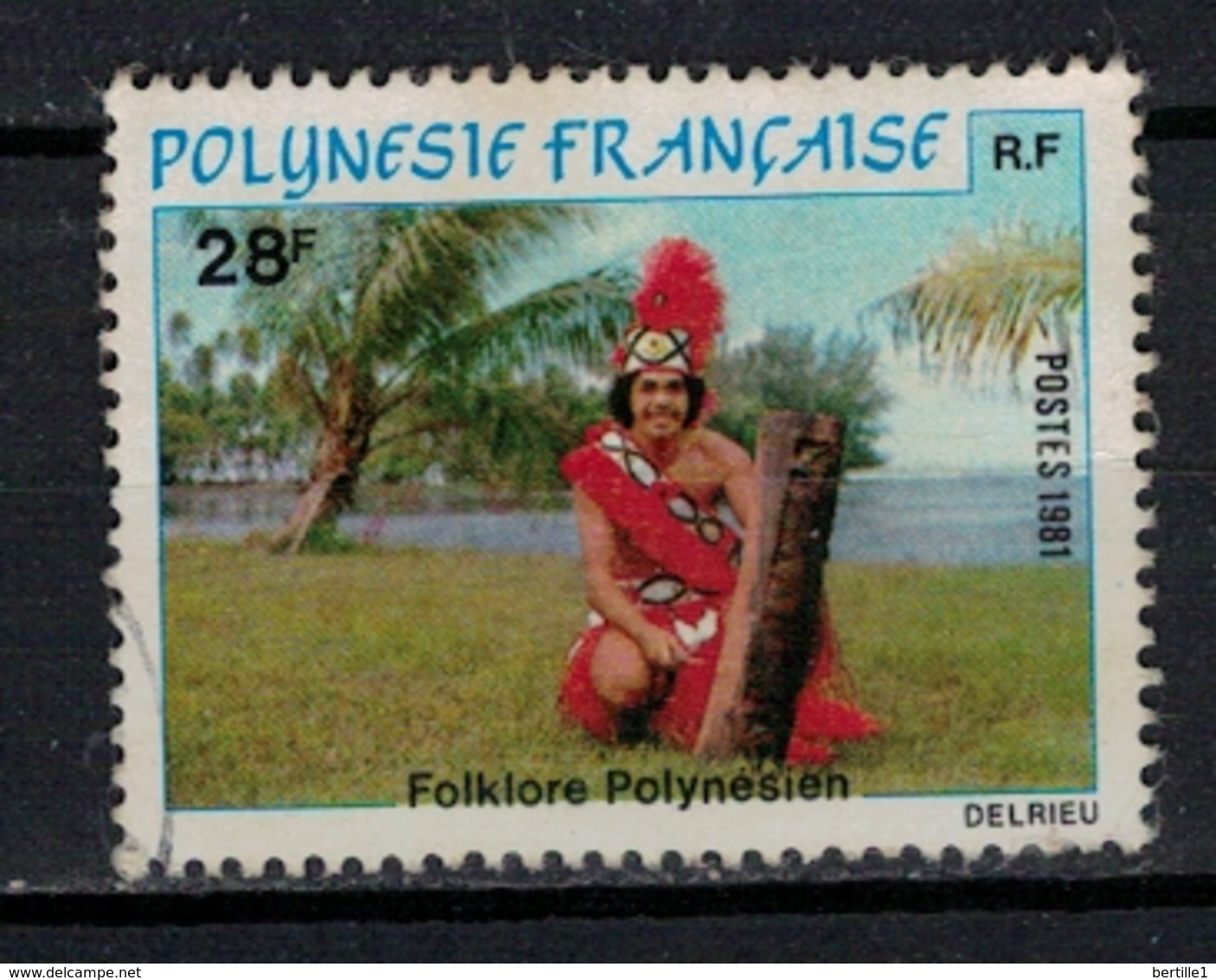 POLYNESIE      N°  YVERT      166  OBLITERE       ( O 04/02 ) - Gebruikt
