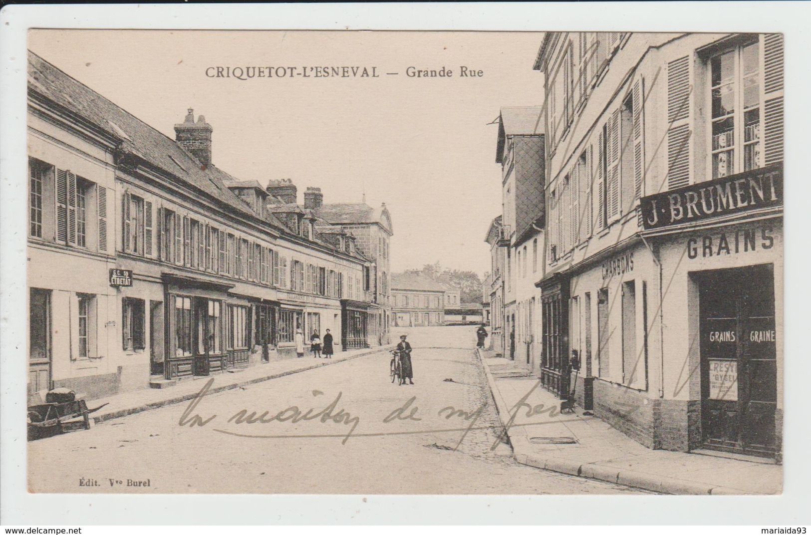 CRIQUETOT L'ESNEVAL - SEINE MARITIME - GRANDE RUE - Criquetot L'Esneval