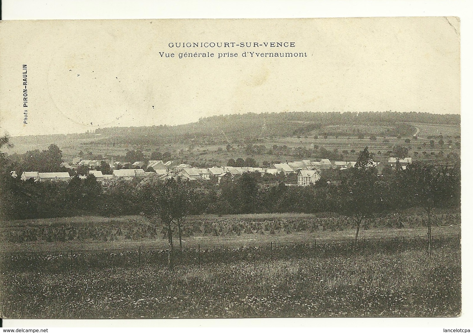 08 - GUIGNICOURT SUR VENCE / VUE GENERALE PRISE D'YVERNAUMONT - Autres & Non Classés