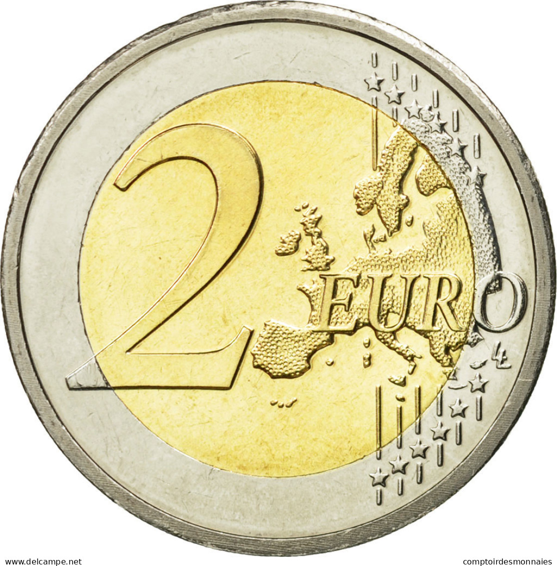 Chypre, 2 Euro, 10 Ans De L'Euro, 2009, SPL, Bi-Metallic, KM:89 - Chypre