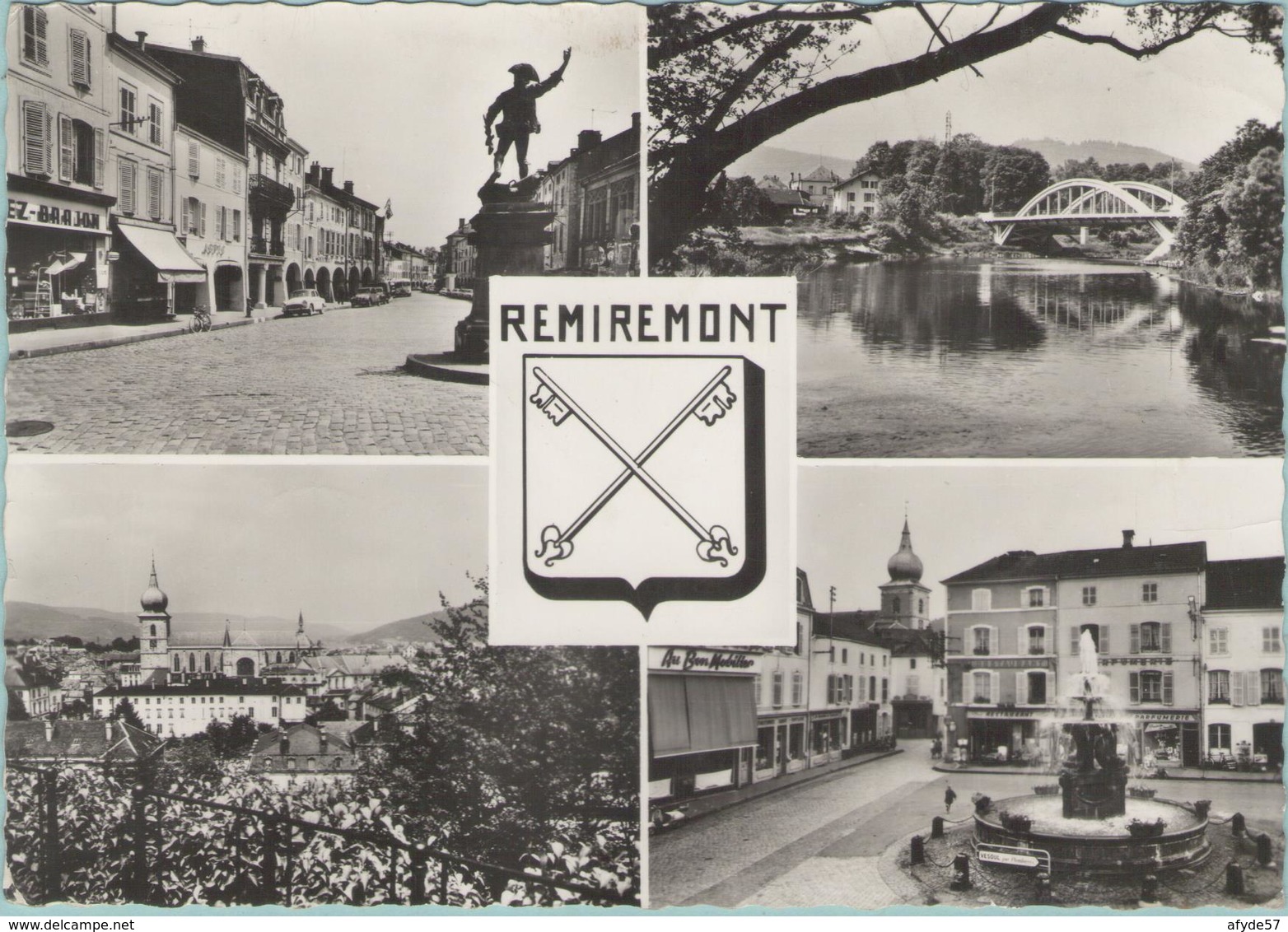 CPM:  REMIREMONT  (Dpt.88):  Multi- Vue De Remiremont.  (photo Véritable)  (E796) - Remiremont