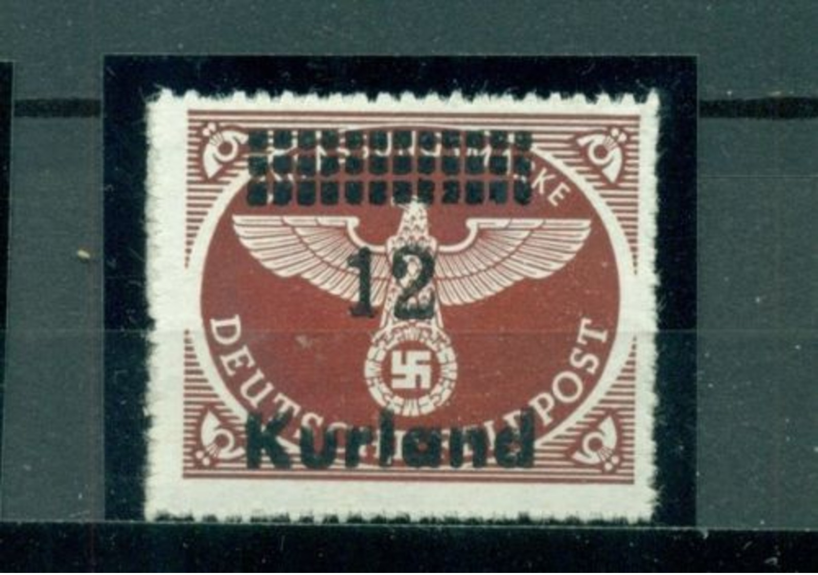 Deutsches Reich / Besetzungen. Aufdruck Kurland Auf D. Reich. Mi.-Nr. 4 Postfrisch **, Geprüft BPP - Besetzungen 1938-45