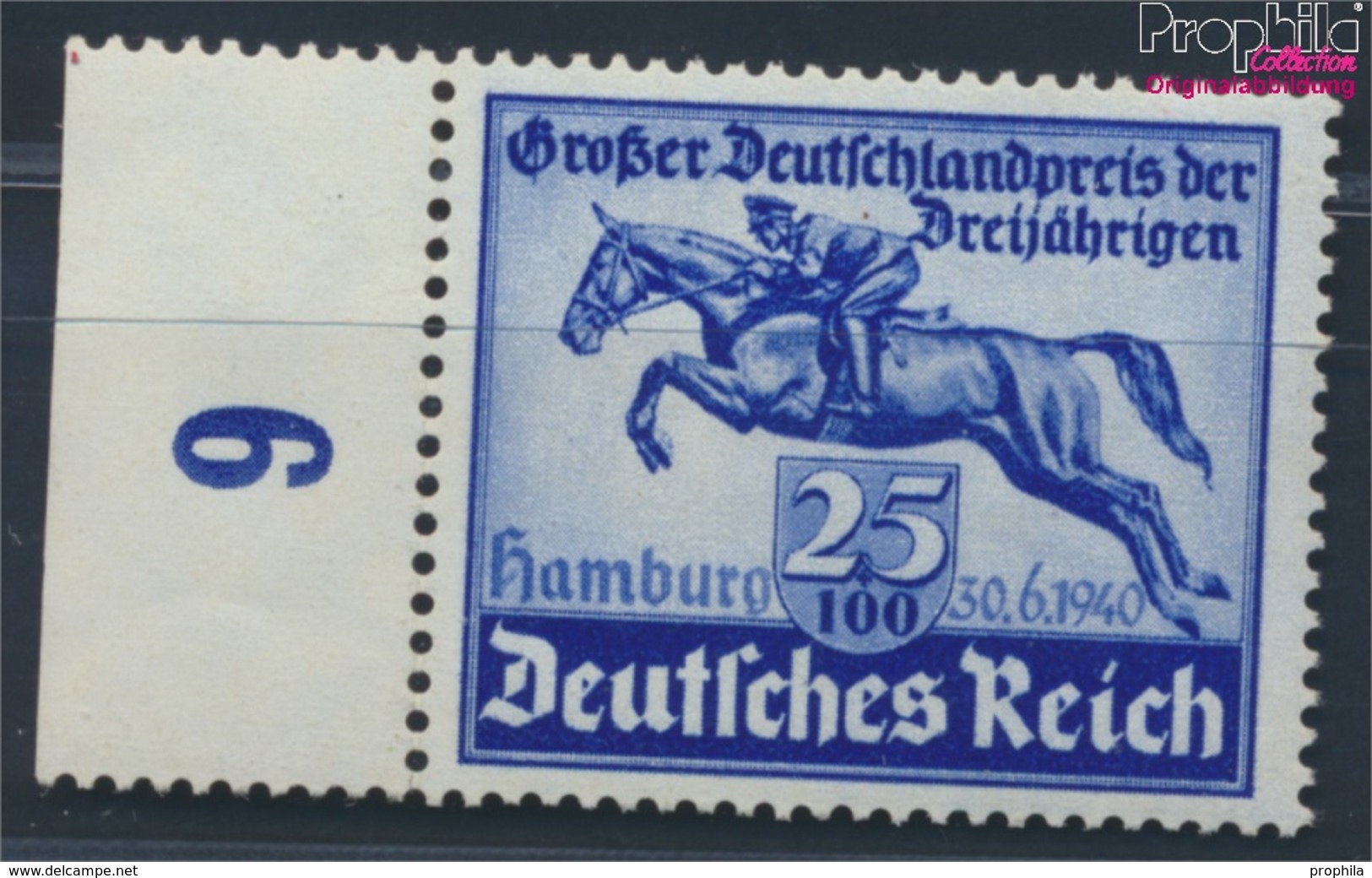 Deutsches Reich 746 (kompl.Ausg.) Postfrisch 1940 Das Blaue Band Pferderennen (8669657 - Ungebraucht