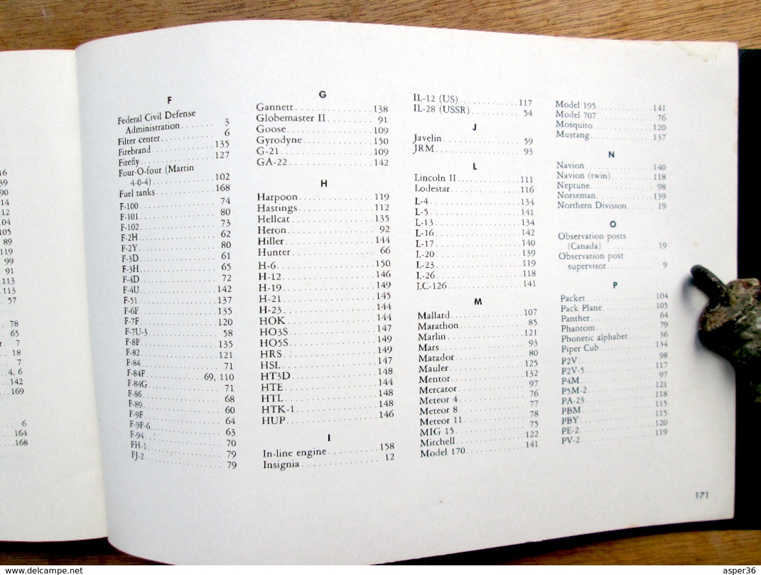 Aviation "Aircraft recognition for the ground observer" Department of the Air Force 1955