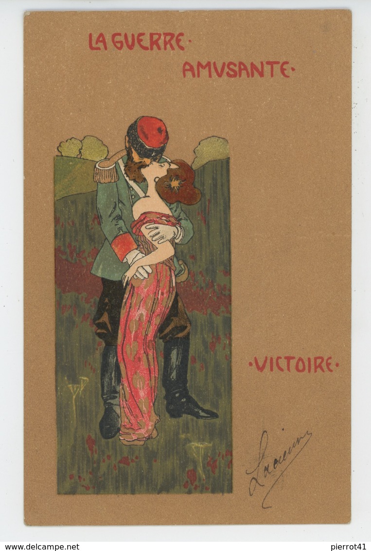 Illustrateur RAPHAEL KIRCHNER - ART NOUVEAU - "La Guerre Amusante - VICTOIRE " - Kirchner, Raphael