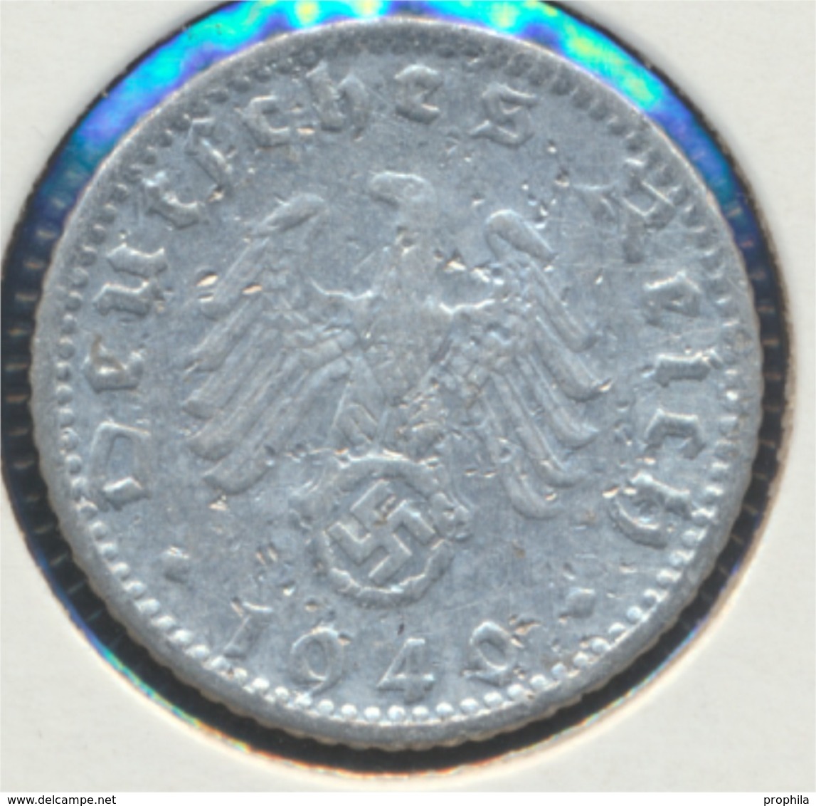 Deutsches Reich Jägernr: 372 1940 D Sehr Schön Aluminium 1940 50 Reichspfennig Reichsadler (7869053 - 50 Reichspfennig