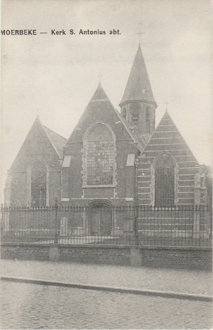 MOERBEKE WAAS Kerk S. Antonius Abt. - Moerbeke-Waas