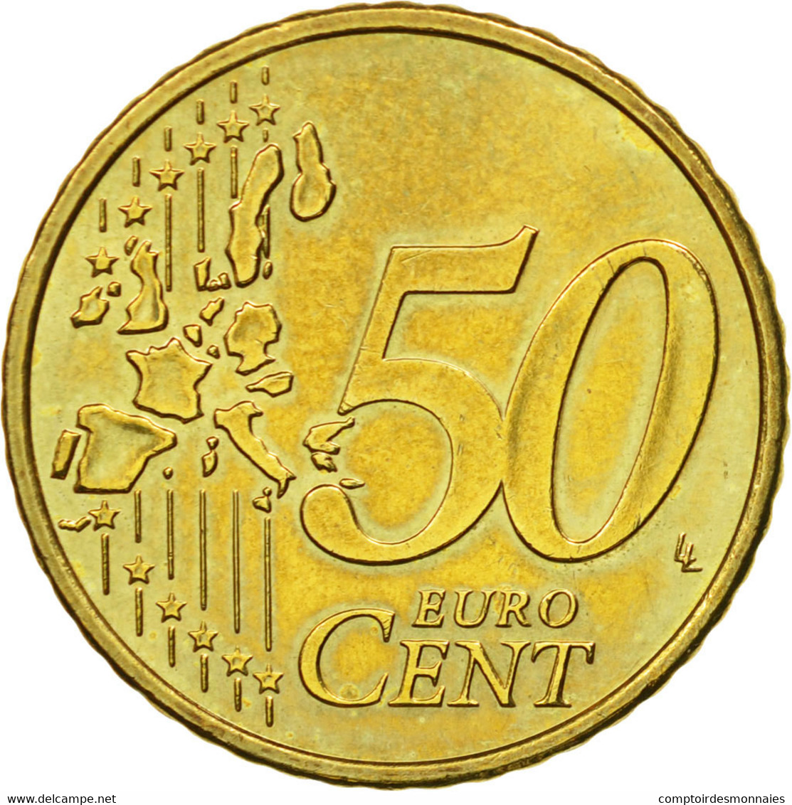 République Fédérale Allemande, 50 Euro Cent, 2002, SUP+, Laiton, KM:212 - Allemagne