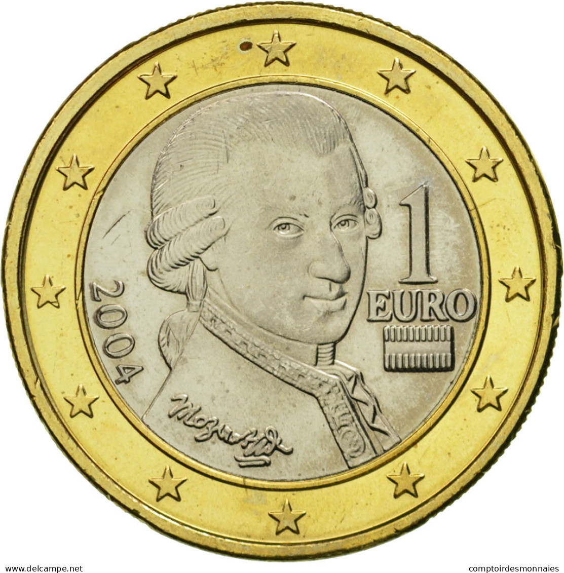 Autriche, Euro, 2004, SUP+, Bi-Metallic, KM:3088 - Autriche