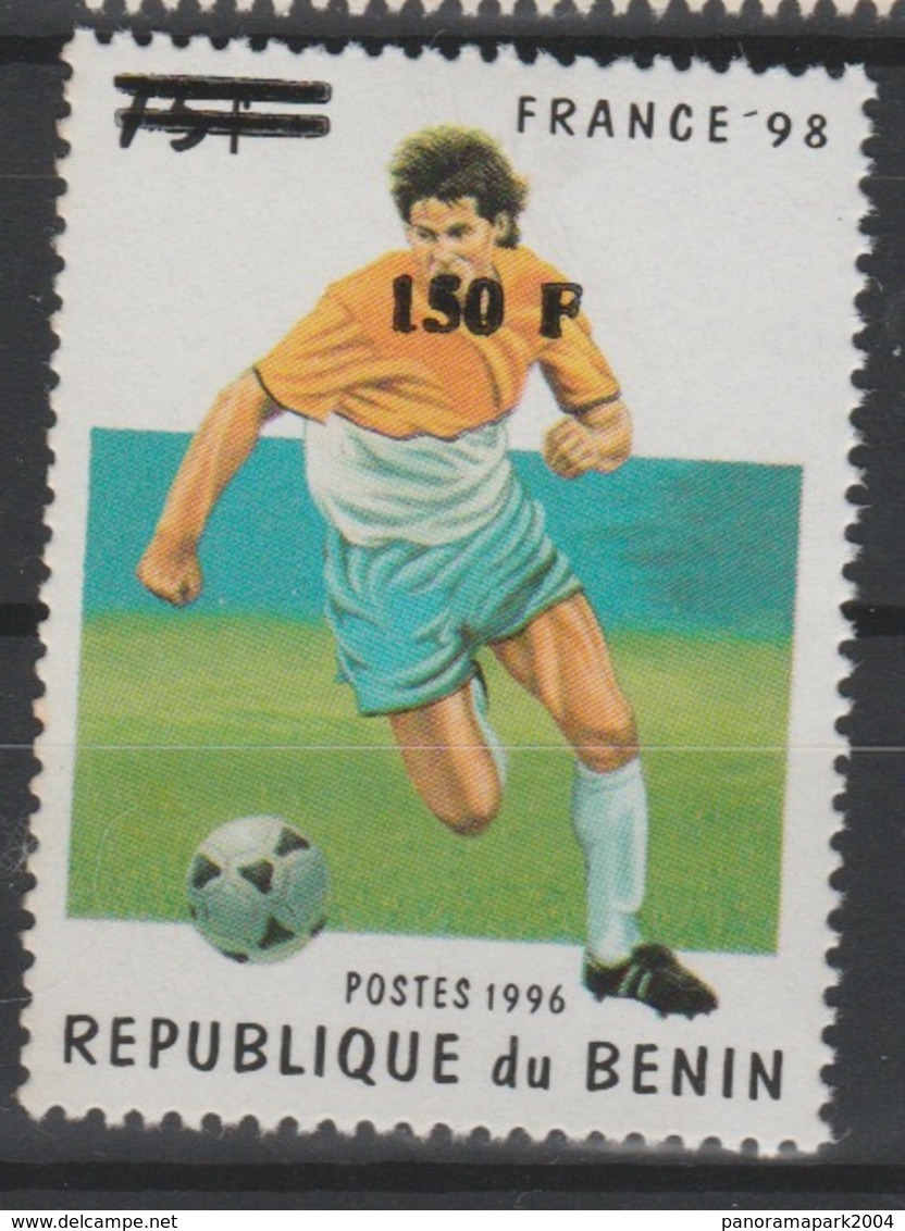 Bénin 2000 Mi. 1259 Football FIFA World Cup Football France 1998 Fußball Soccer Surchargé Overprint MNH** - 1998 – Frankrijk