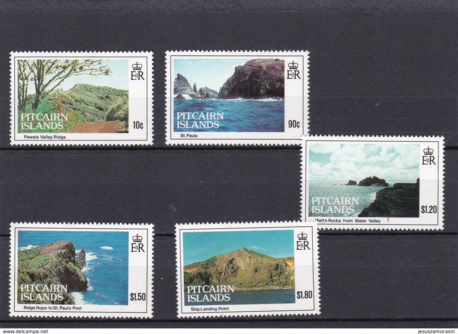 Pitcairn Nº 402 Al 406 - Islas De Pitcairn