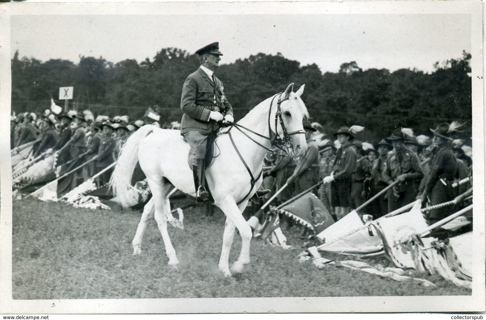 95848 GÖDÖLLŐ 1933. Cserkész Jamboree , Horthy , Szemle, Fotós Képeslap (hátold:albumnyomok) SCOUT - Hungary