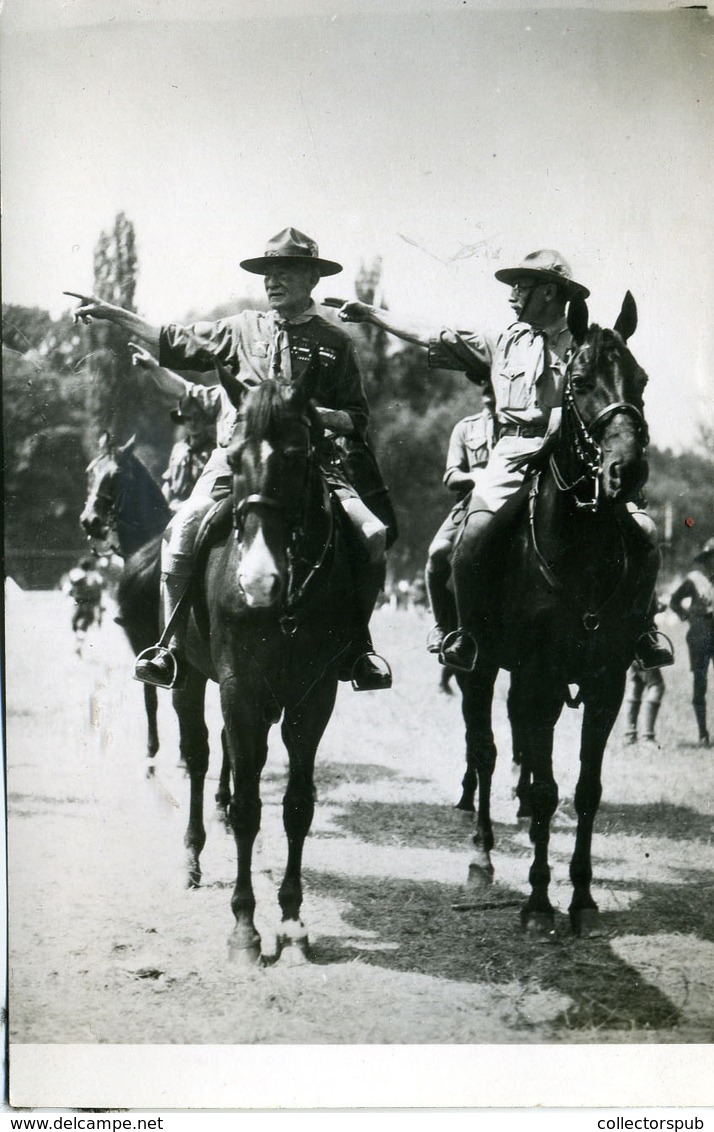 95850 GÖDÖLLŐ 1933. Cserkész Jamboree , Baden-Powell , Teleki Szemle Fotós Képeslap SCOUT - Ungarn