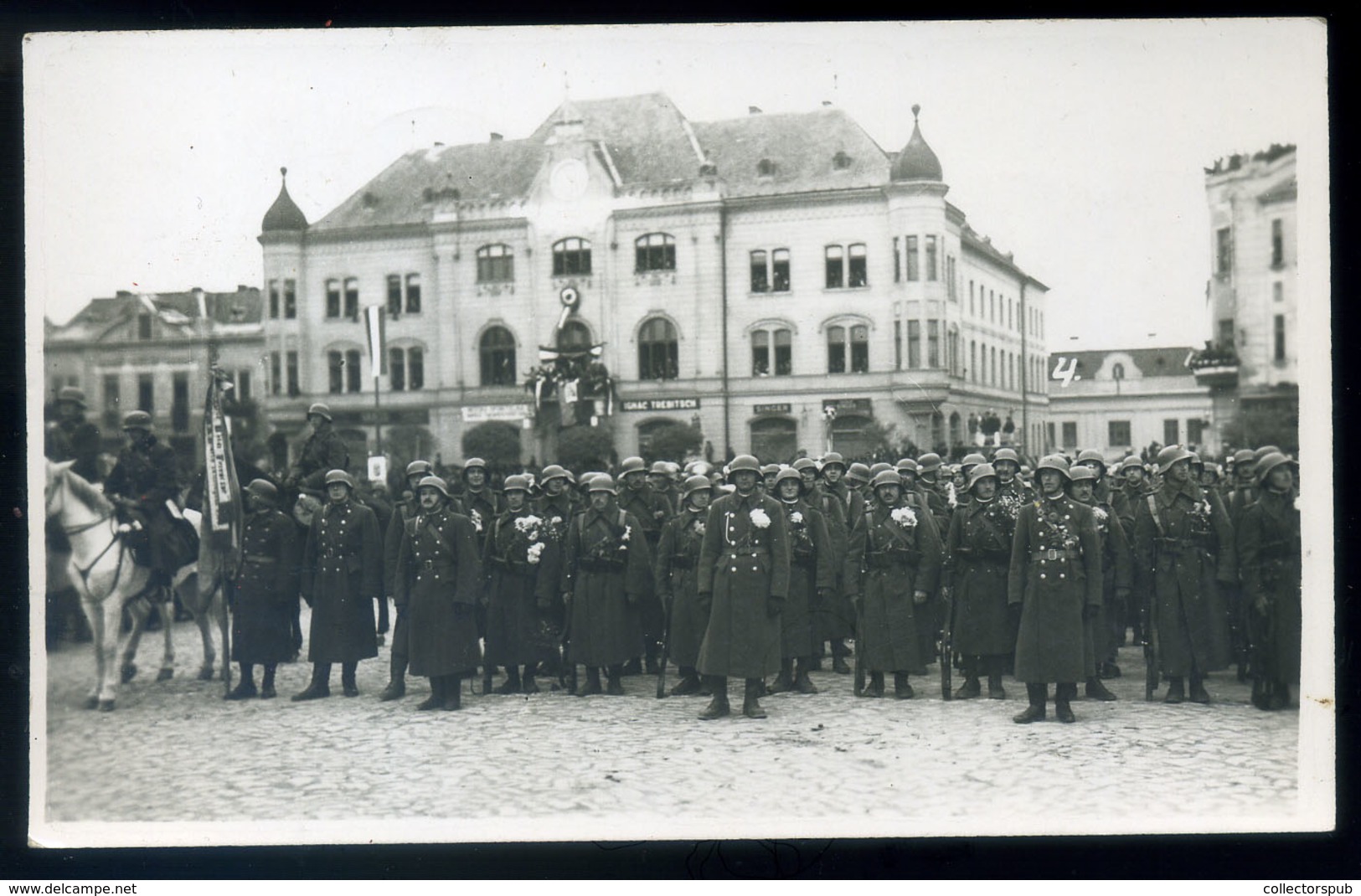 95832 LÉVA 1938. Visszatérés, Fotós Képeslap HUNGARY / SLOVAKIA - Hongarije