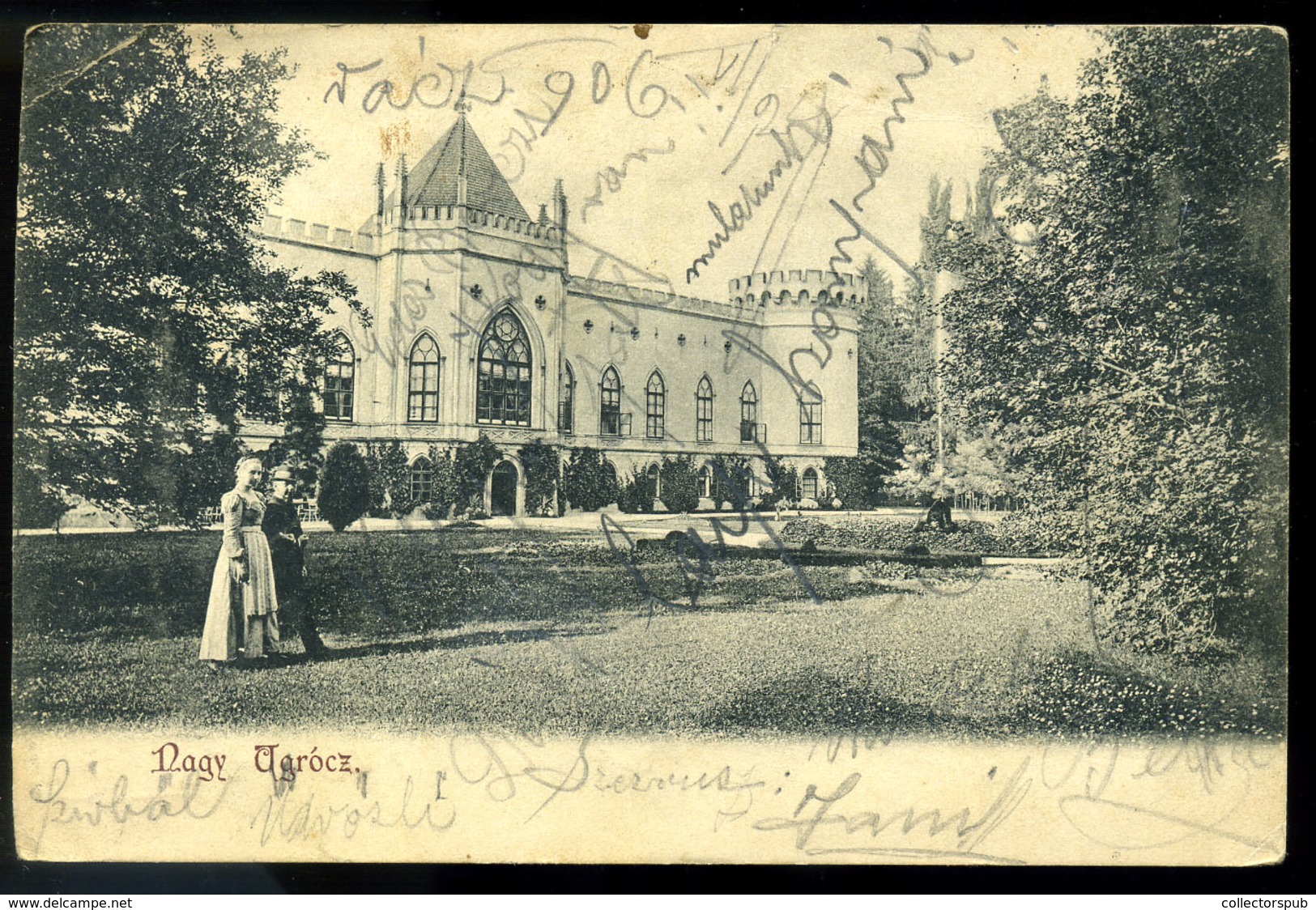 96215 NAGYUGRÓCZ 1905. Régi Képeslap HUNGARY / SLOVAKIA - Hungary