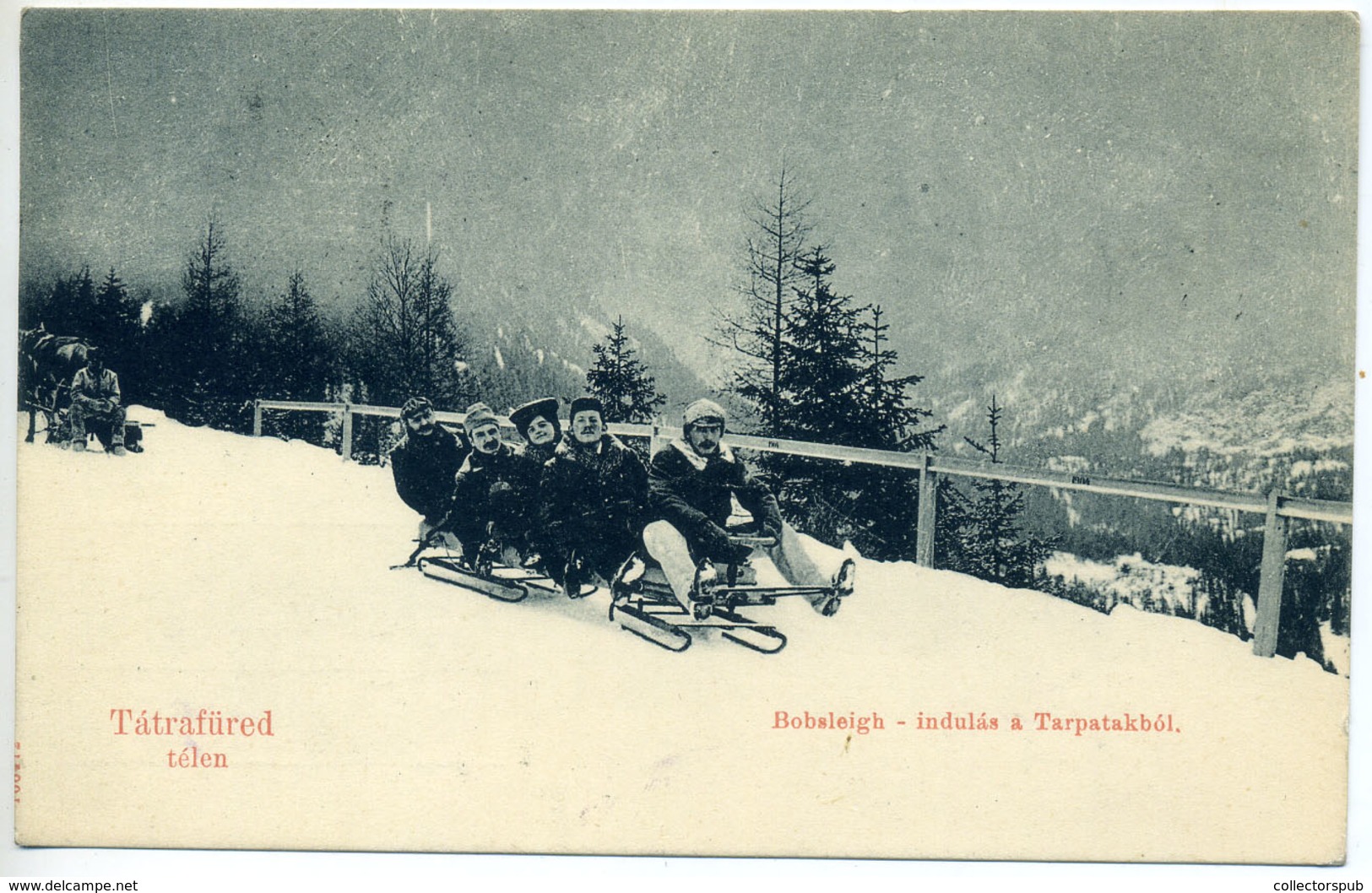 96235 TÁTRA 1908. Télisport, Régi Képeslap HUNGARY / SLOVAKIA - Hongarije