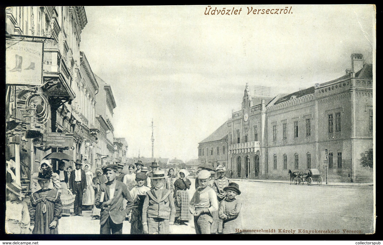 96256 VERSECZ 1913. Régi Képeslap - Servië