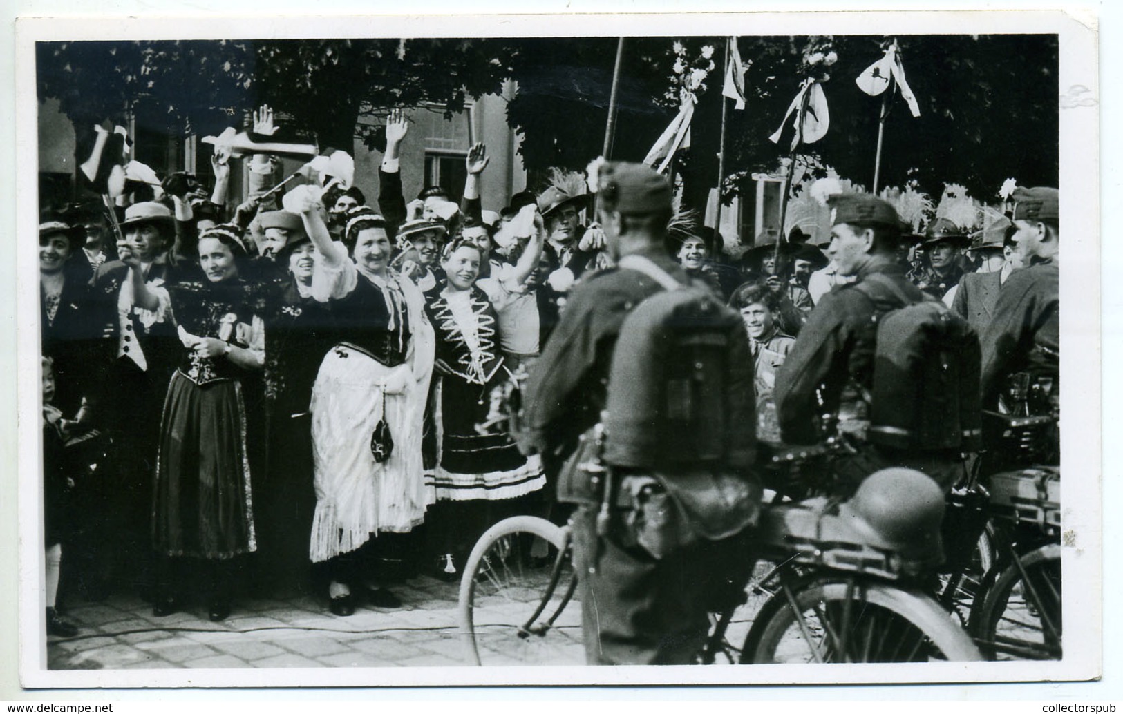 96304 IPOLYSÁG 1938. Visszatérés Fotós Képeslap HUNGARY / SLOVAKIA - Hongrie