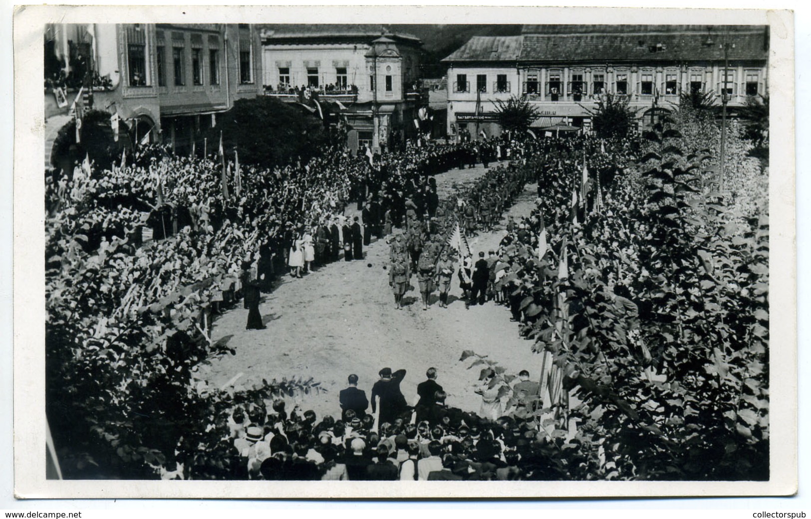 96303 NAGYBÁNYA 1940. Visszatérés Fotós Képeslap - Hongarije