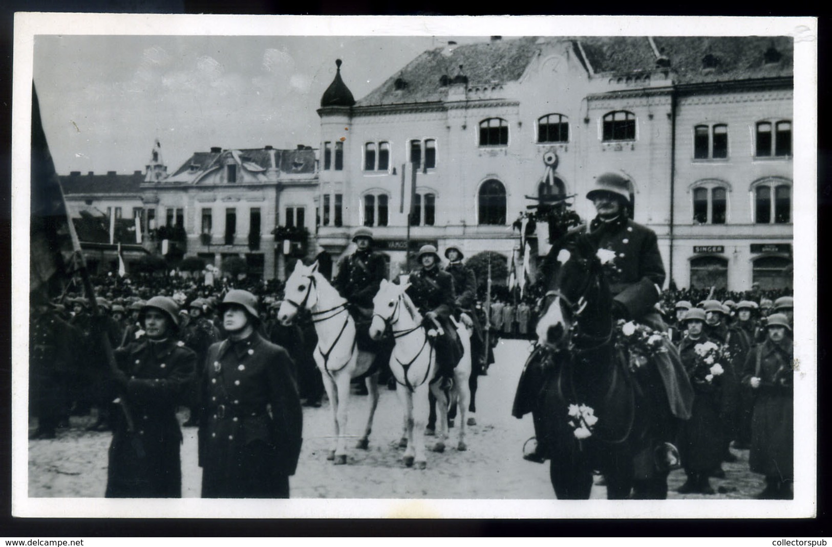 96319 LÉVA 1938. Visszatérés, Fotós Képeslap HUNGARY / SLOVAKIA - Hungary