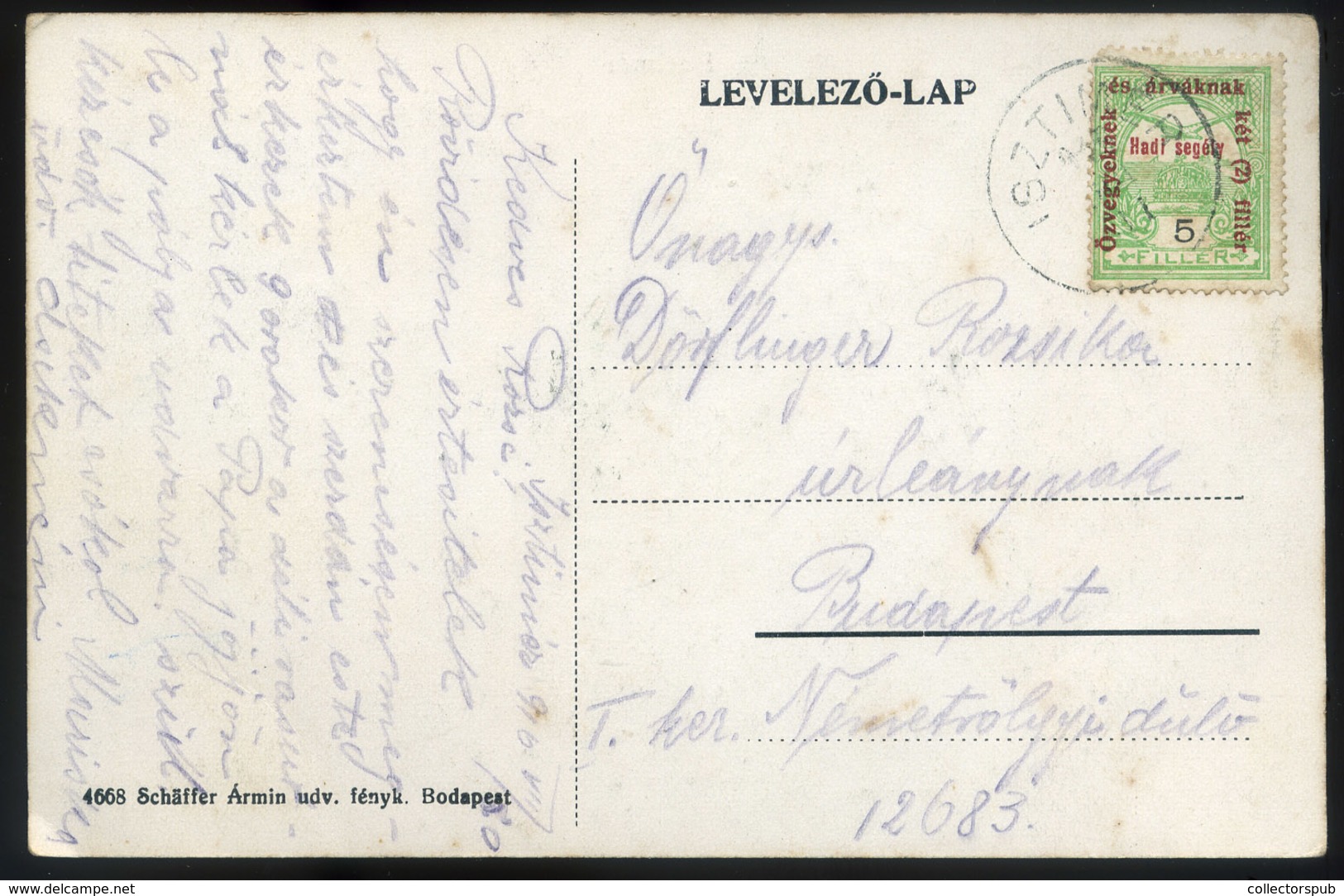 97012 ISZTIMÉR 1910. Régi Képeslap - Hungary