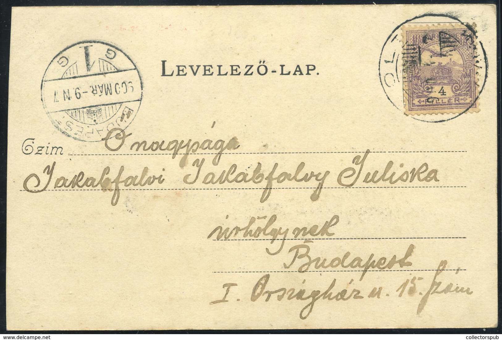 73592 SOLT 1900. árvíz Idején, Régi Képeslap - Hungary