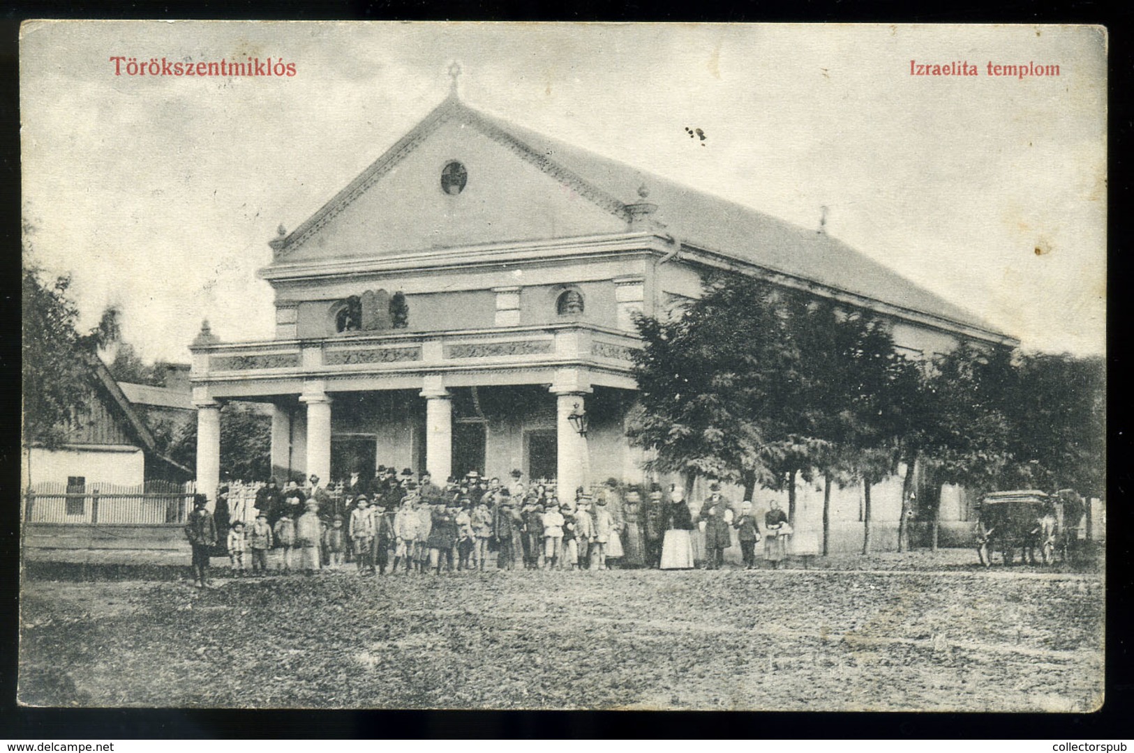 96495 TÖRÖKSZENTMIKLÓS 1916. Zsinagóga, Ritka Képeslap JUDAICA Synagogue - Hungary