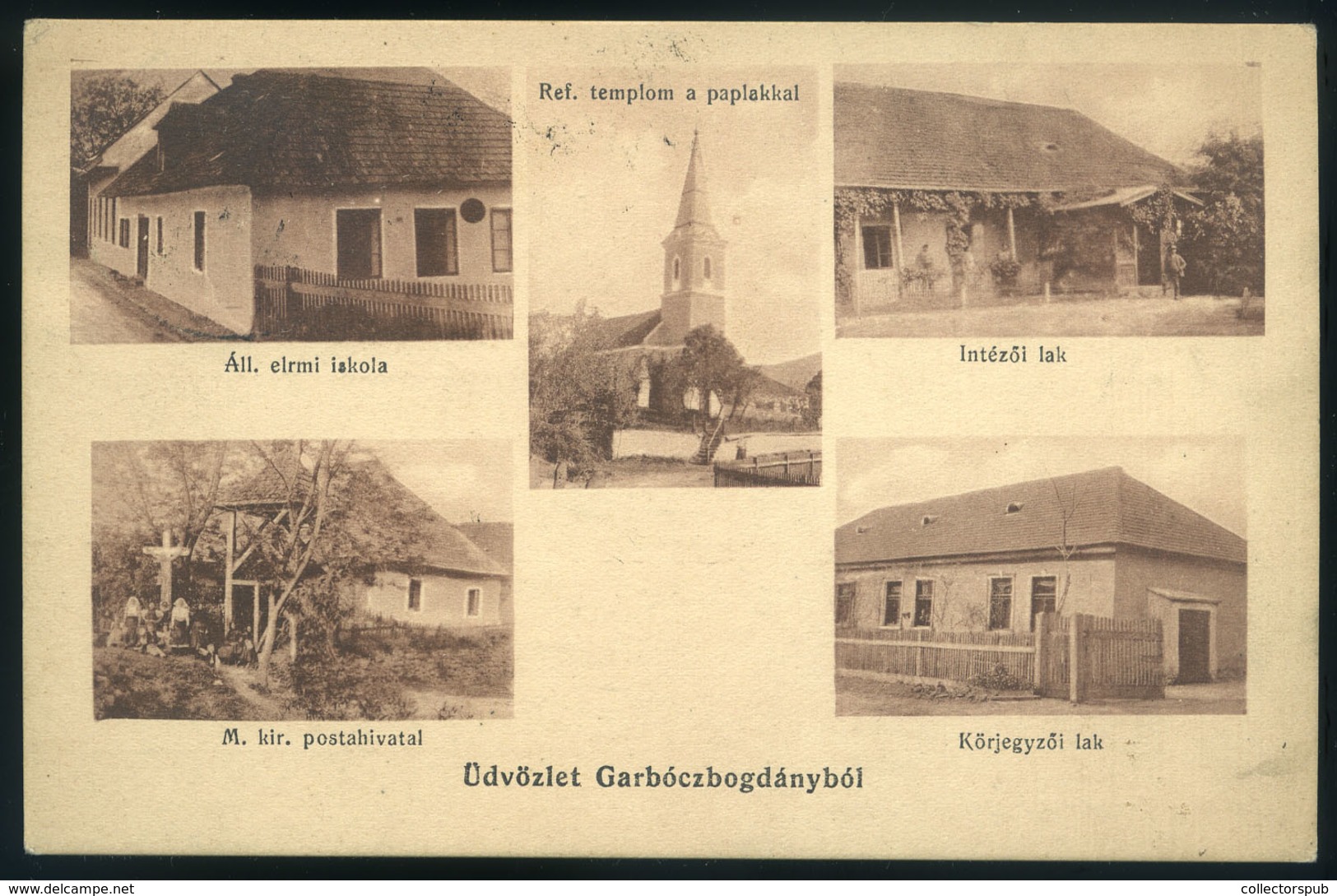 97255 GARBÓCBOGDÁNY / Bohdanovce 1911.12.31.  HUNGARY / SLOVAKIA - Hongrie