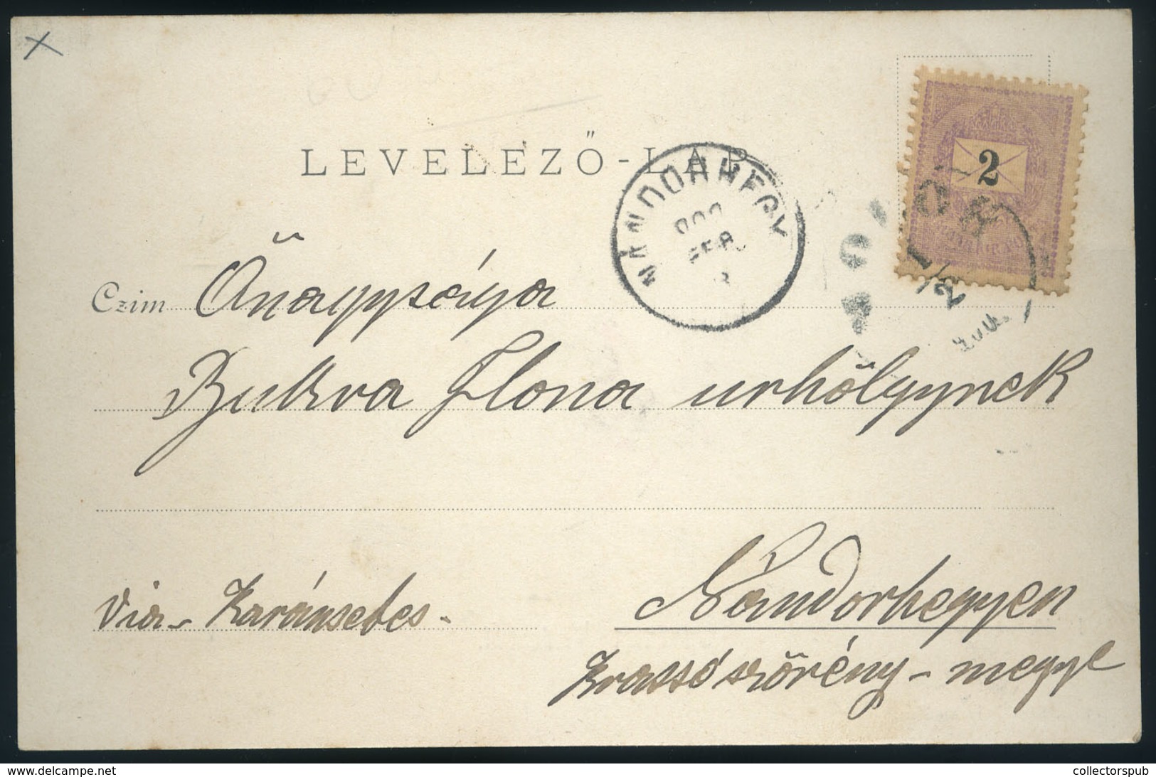 97259 MODOR 1900. Régi Képeslap  / HUNGARY / SLOVAKIA - Hongrie