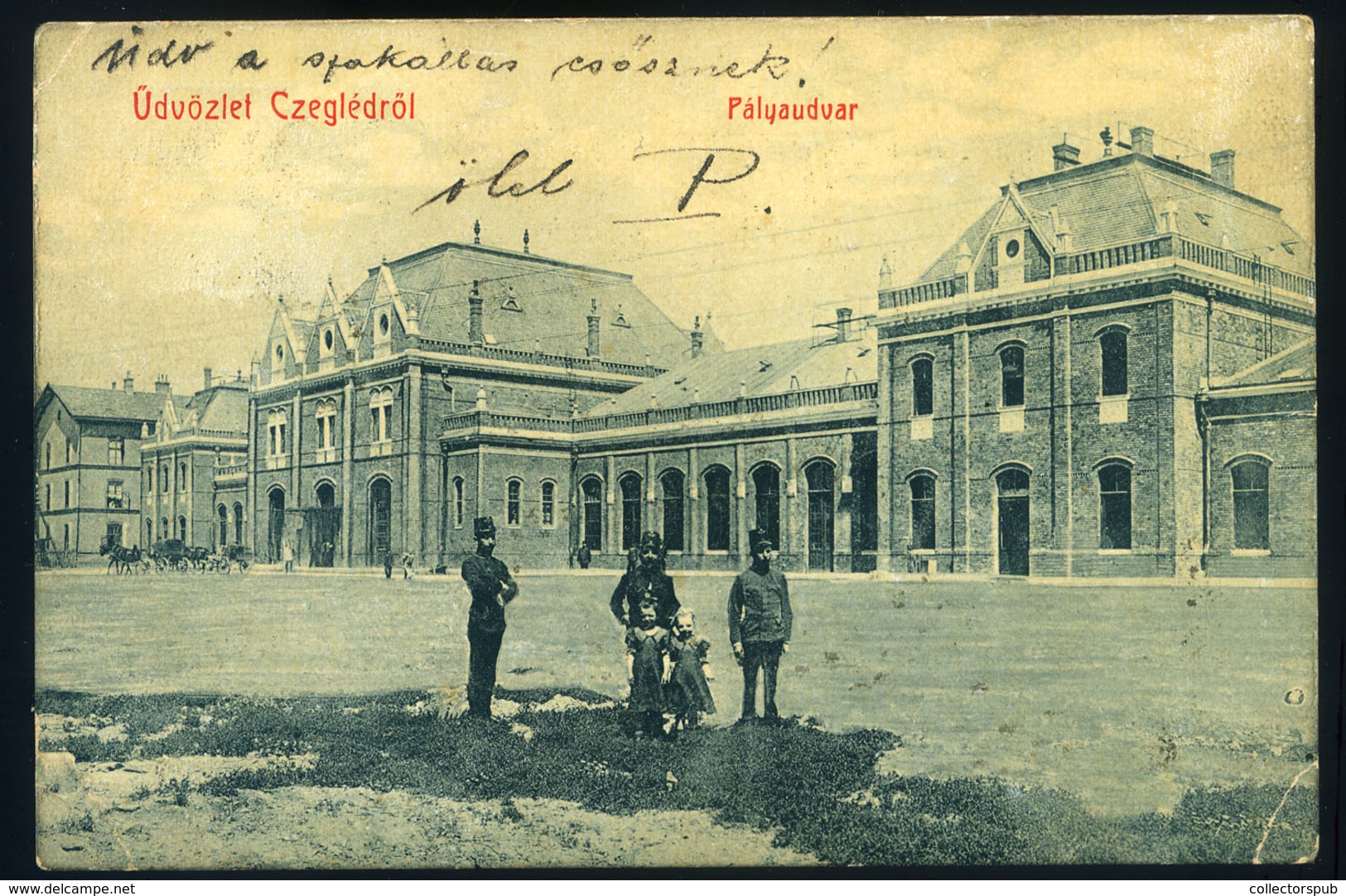 97319 CEGLÉD 1910. Állomás, Régi Képeslap, Weisz Lipót  /  CEGLÉD 1910 Statione Vintage Pic. P.card Lipót Weisz - Hongrie