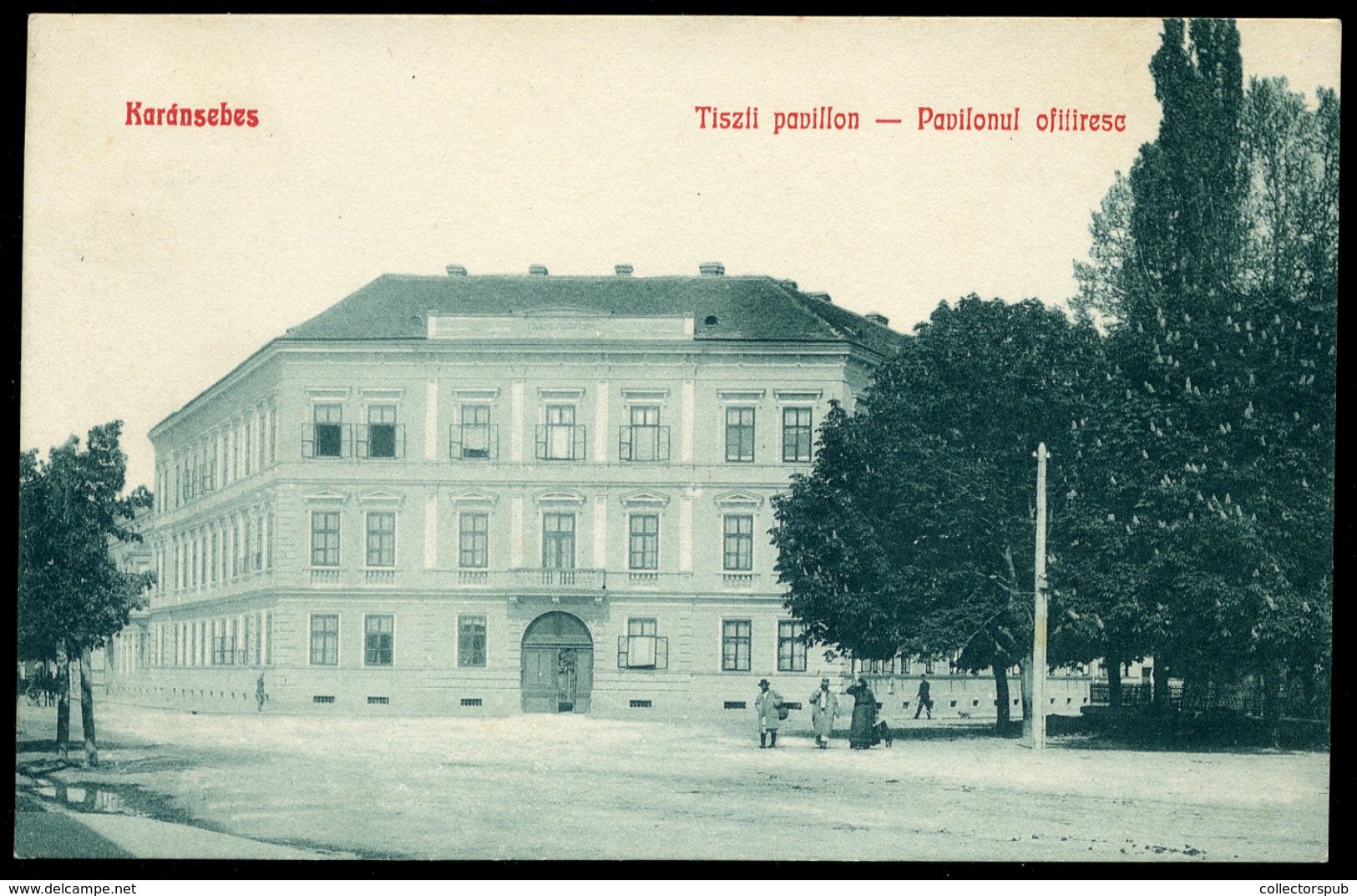 58069 KARÁNSEBES 1910. Honvéd Laktanya Régi Képeslap  /  KARÁNSEBES 1910 Homeguard Barracks Vintage Pic. P.card - Romania