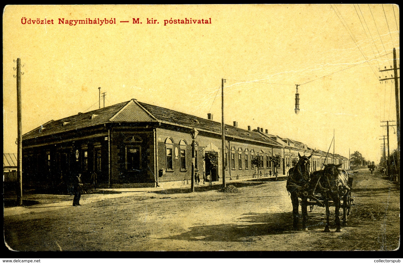 55945 NAGYMIHÁLY 1910. Régi Képeslap (kis Gyűrődés)  /  NAGYMIHÁLY 1910 Vintage Pic. P.card HUNGARY / SLOVAKIA - Hungary