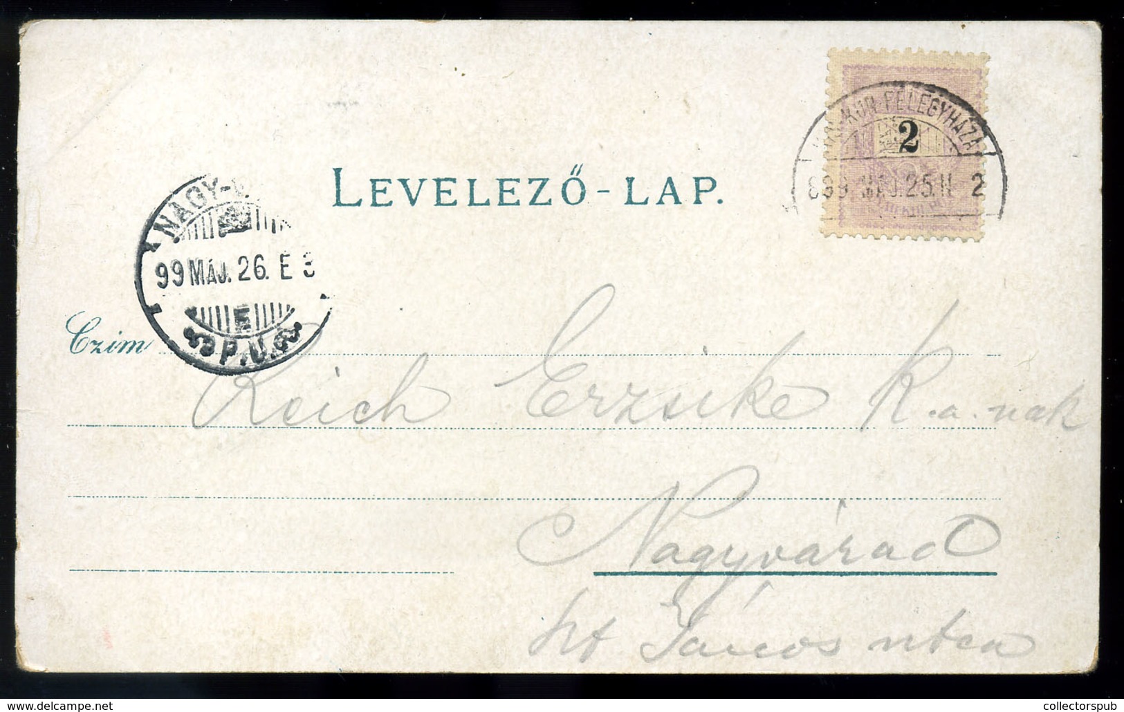 99053 KISKUNFÉLEGYHÁZA 1899. Litho Képeslap - Hungary
