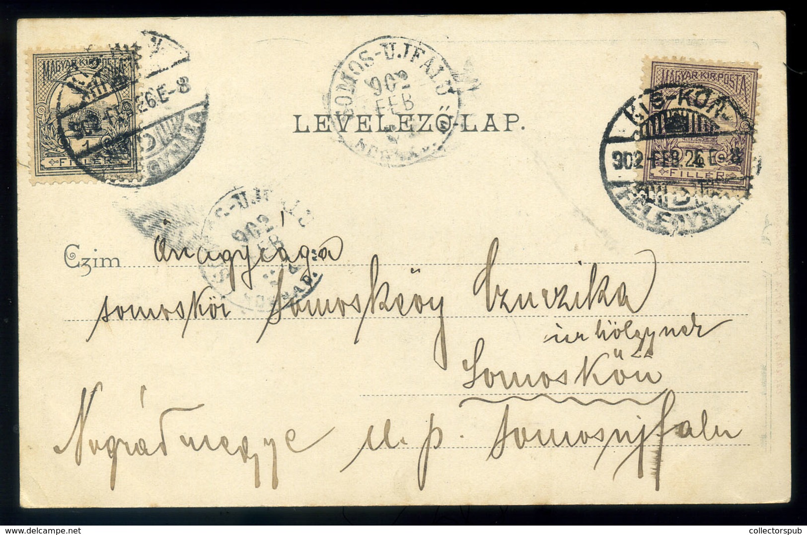 99061 KISKUNFÉLEGYHÁZA 1902. Régi Képeslap - Hungary