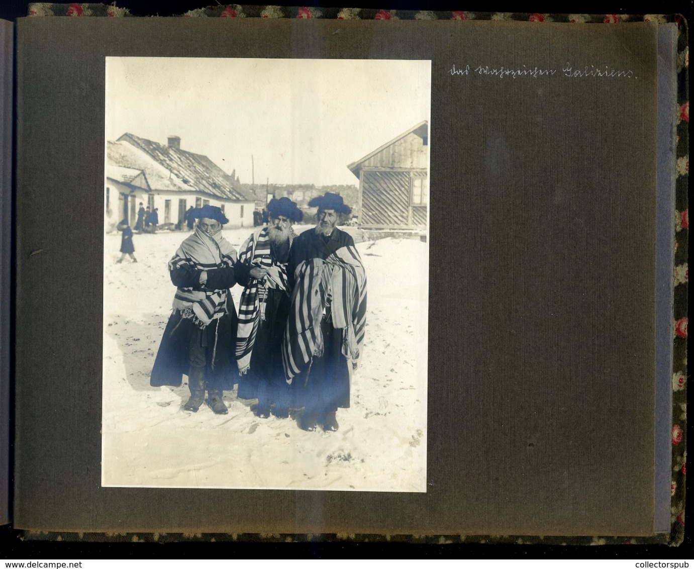 POLAND  LENGYELORSZÁG 1917. Galícia I.VH-s Fotóalbum, Sok Jó Város Fotóval,katonák,judaica Etc. 22 Fotó Oldal. - War, Military