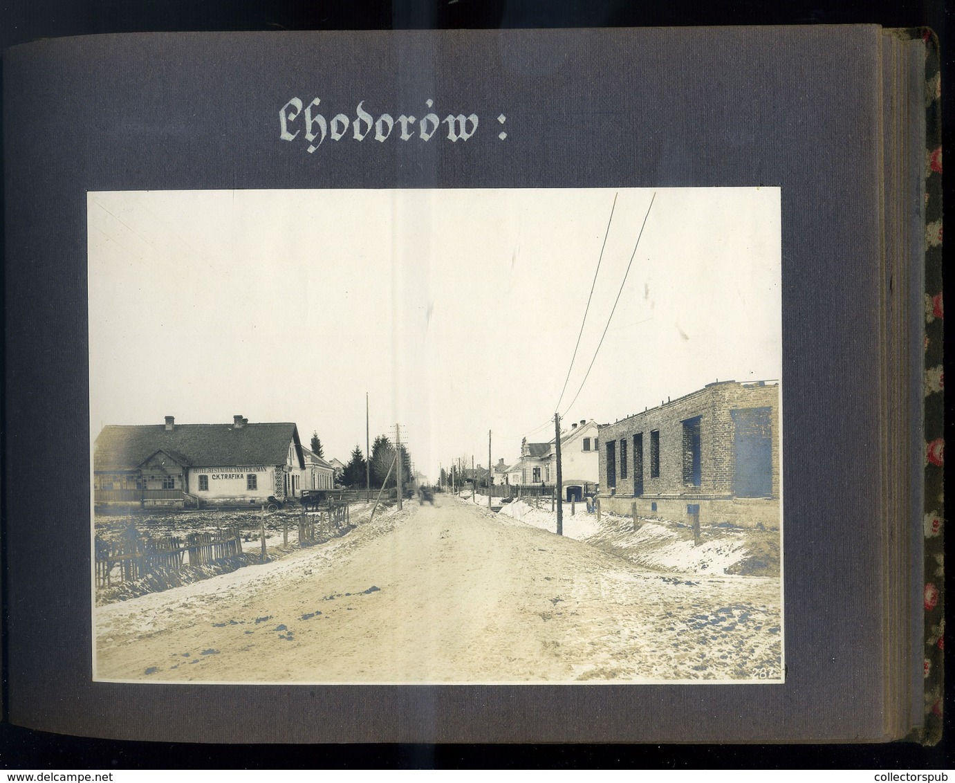 POLAND  LENGYELORSZÁG 1917. Galícia I.VH-s fotóalbum, sok jó város fotóval,katonák,judaica etc. 22 fotó oldal.