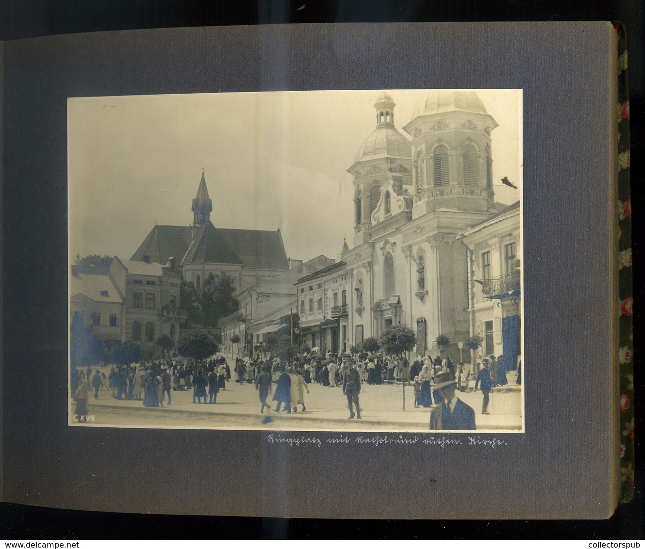 POLAND  LENGYELORSZÁG 1917. Galícia I.VH-s fotóalbum, sok jó város fotóval,katonák,judaica etc. 22 fotó oldal.